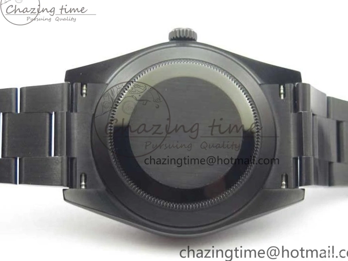 All Markers A3235 on Oyster Bracelet 41 Black Dial Black PVD Best Edition VRF Diamonds DateJust PVD 0128